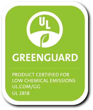 Accredited ISO-IEC Guide 65:1996, the Greenguard Environmental Institute is an industry – independant organization that aims to protect human health and facilitate consumer’s choice for safer products through certification of products for extremely low chemical emissions.